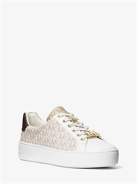 mk poppy logo sneakers